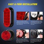 Nilight Trailer Light Housing Kit with LED Lights