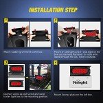 Nilight Trailer Light Housing Kit with LED Lights