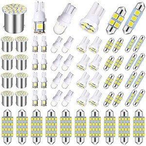 70-Piece LED Car Bulb Kit for Interiors