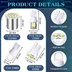70-Piece LED Car Bulb Kit for Interiors