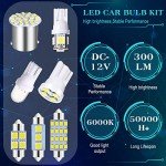 70-Piece LED Car Bulb Kit for Interiors
