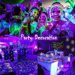 Litake UV Black Lights for Glow Parties, 2 Pack