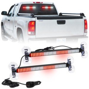 XRIDONSEN 2-in-1 LED Traffic Advisor Light Bar
