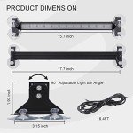 XRIDONSEN 2-in-1 LED Traffic Advisor Light Bar