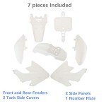 RainMan Plastic Fender Fairing Kit for Honda Dirt Bikes