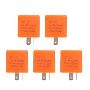 5 Pack 12V Adjustable Electronic Flasher Relay