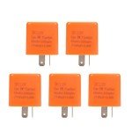 5 Pack 12V Adjustable Electronic Flasher Relay