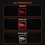 LED Brake Light for 2" Trailer Hitch Cover
