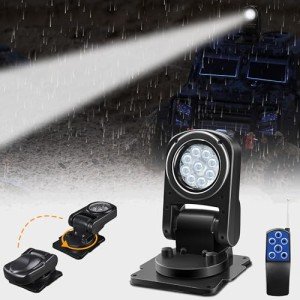 Wireless Remote 360° LED Spot Light for Vehicles