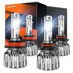 Bright H11/H9/H8 & 9005 Bulb Combo - 4 Pack