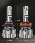 Bright H11/H9/H8 & 9005 Bulb Combo - 4 Pack