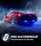 4Pcs USB Rechargeable LED Strobe Lights with Remote