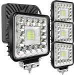 4-Inch 120W LED Cube Light Pods - 4 Pack
