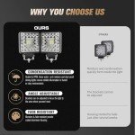 4-Inch 120W LED Cube Light Pods - 4 Pack