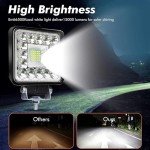 4-Inch 120W LED Cube Light Pods - 4 Pack