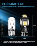 Super Bright 6000K LED Bulbs for Car Interior