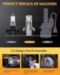 Forenner 33000LM H13/9008 LED Fog Light Bulbs