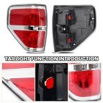 Ford F150 Tail Light Assembly Left Side Replacement