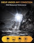 Forenner 33000LM H13/9008 LED Fog Light Bulbs