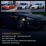 Smoked LED Side Marker Lights for Subaru BRZ