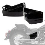 Black Battery Side Covers for V-Star 650 Models