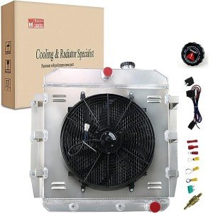 Chevy GMC Pickup Aluminum Radiator with Fan Shroud