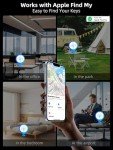 Miroddi Heavy-Duty Keychain Tracker for iOS