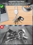 Miroddi Heavy-Duty Keychain Tracker for iOS