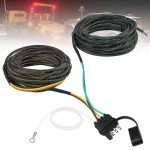 HayEastdor 22FT 4-Pin Trailer Light Wiring Kit