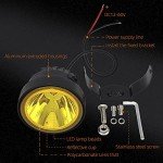 Bright Yellow LED Fog Lights for Off-Road Use