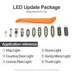 Toyota Sienna LED Interior Light Kit, 16pcs