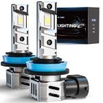 Super Bright H11 Fog Light Bulbs - 6000K