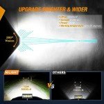 Nilight 7-Inch LED Light Bar - 2 Pack