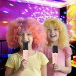 Kids Karaoke Machine with Bluetooth Speaker & Lights