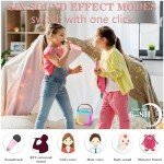 Kids Karaoke Machine with Bluetooth Speaker & Lights
