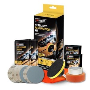 Headlight Restoration Kit for Clear Lenses