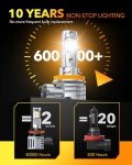 OXILAM H11 6500K Fog Light Bulbs - Pack of 2