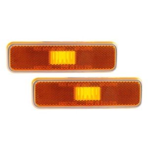 1984-1989 Dodge D100 Front Side Marker Lights Pair