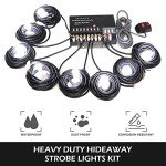 Hideaway Strobe Lights Kit for Trucks and Vehicles