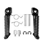 Yamaha YZF R1 R6 Black Foot Pegs Set