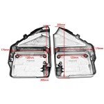 Honda Shadow VT750 Battery Fairing Covers - Matte Black