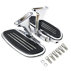 Chrome Motorcycle Passenger Footboards for Harley Touring