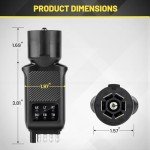 Oyviny 3-in-1 Trailer Plug Light Tester