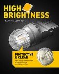 AUXITO 3157 Amber LED Turn Signal Bulbs (2-Pack)