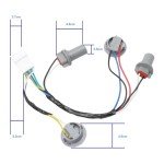 Tail Light Wiring Harness with Bulbs for Sonata
