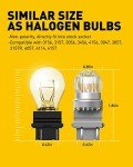 AUXITO 3157 Amber LED Turn Signal Bulbs (2-Pack)