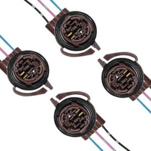 4PCS Pre-Wired Harness Sockets for LED Bulbs
