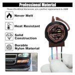 4PCS Pre-Wired Harness Sockets for LED Bulbs