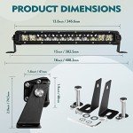 Rigidhorse 12" LED Light Bar for Off-Road Vehicles