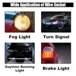 4PCS Pre-Wired Harness Sockets for LED Bulbs